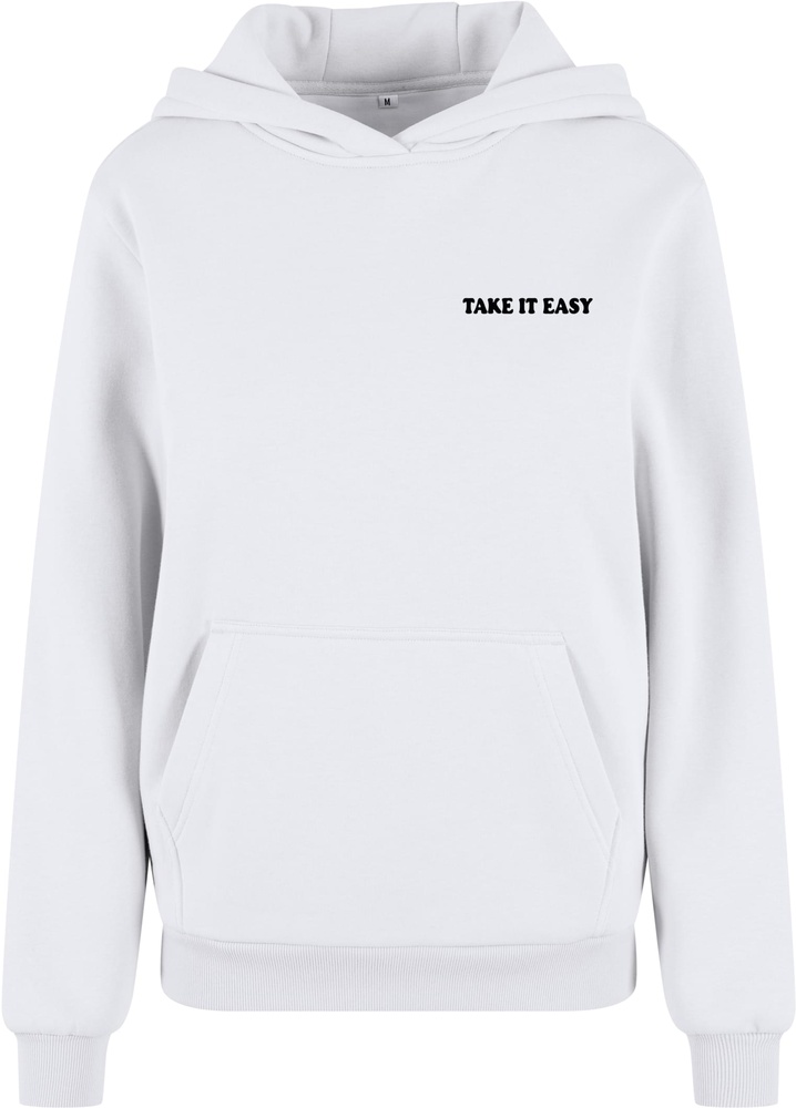 MissTeeDamenTakeItEasyFlowersLadiesFluffyHoodyMST370