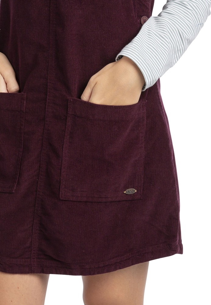 TrespassDamenKleidTwirl-FemaleCasualDressFig-L