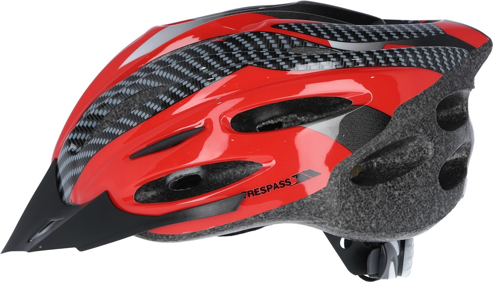 TrespassFahrradhelmCrankster-AdultsCycleSafetyHelmetRed-LXL