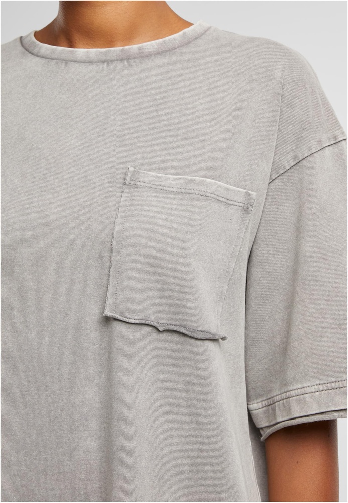 UrbanClassicsDamenLadiesWashedJerseyT-ShirtDressTB7493