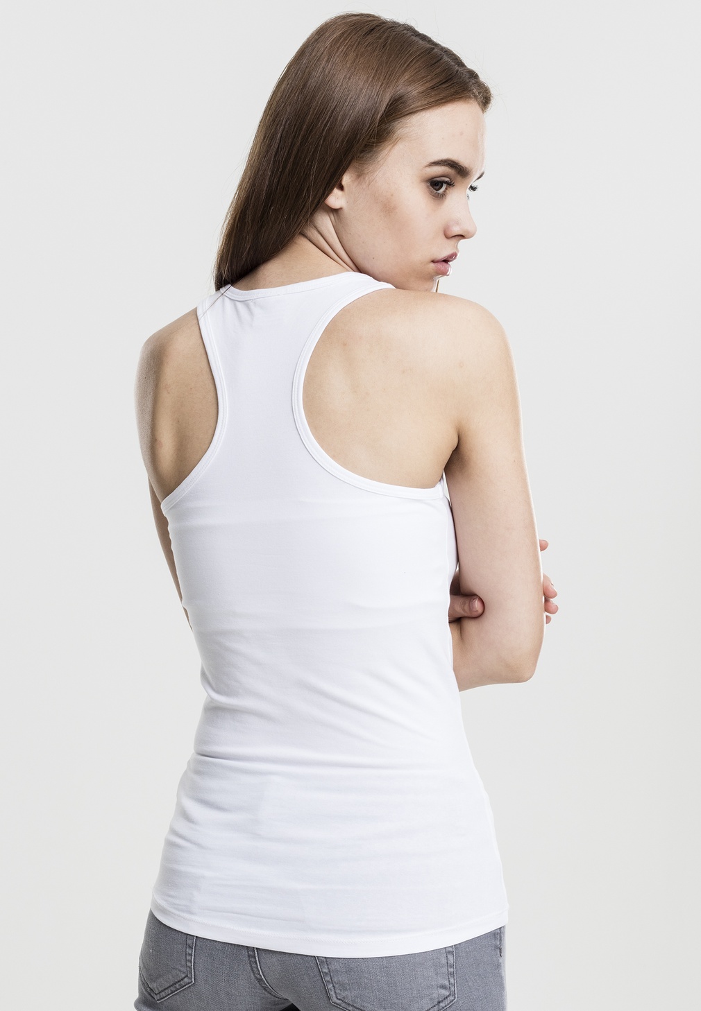 UrbanClassicsDamenTanktopLadiesJerseyTanktopWhite-L