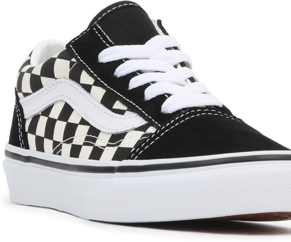 VansYouthUnisexKidsLifestyleClassicFTWSneakerUyOldSkoolPrimaryCheckBlkWhite
