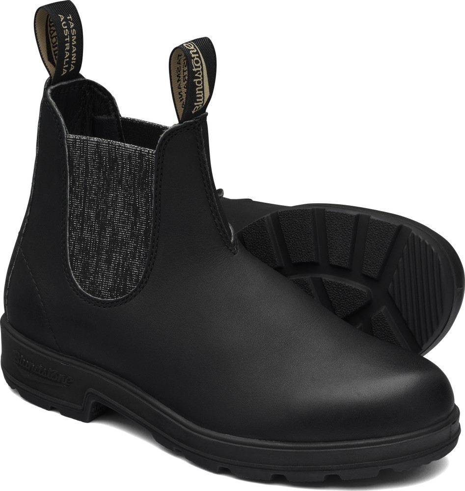 BlundstoneStiefelBoots2032VoltanBlackLeatherwithSilverGlitterElastic500Series