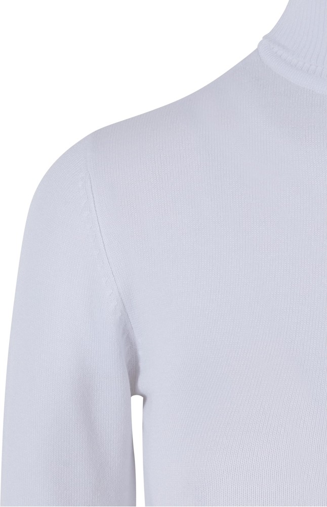 UrbanClassicsDamenLadiesKnittedTurtleneckSweaterWhite-3XL