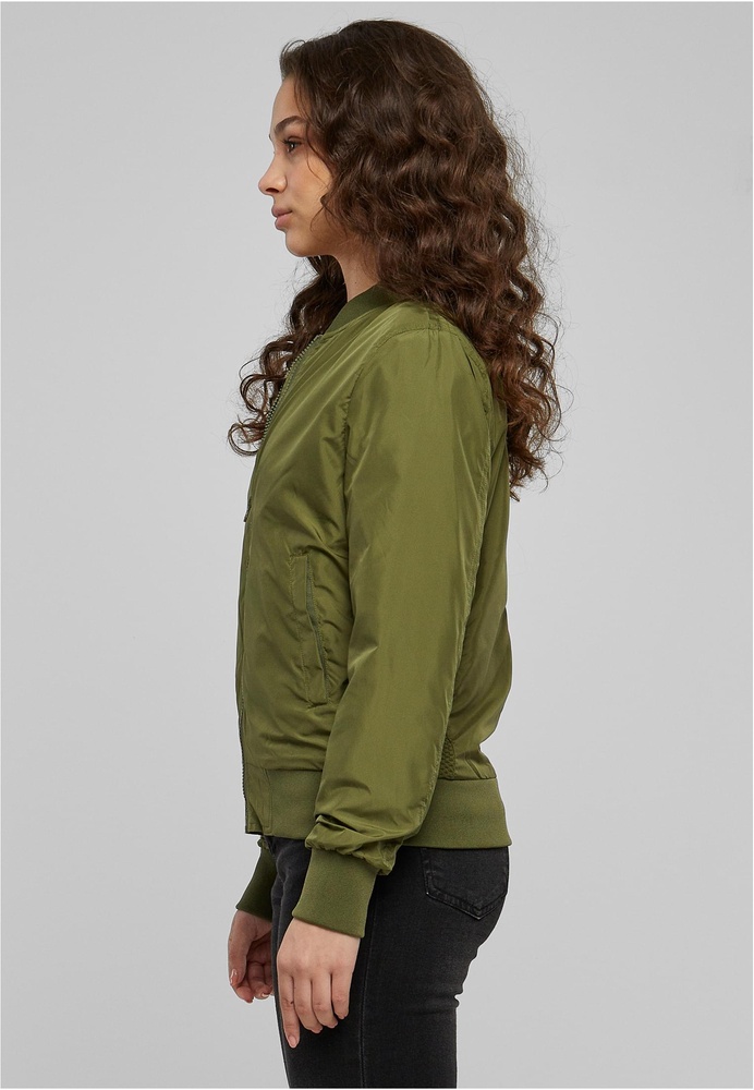 UrbanClassicsDamenJackeLadiesLightBomberJacketTB1217Olive-3XL