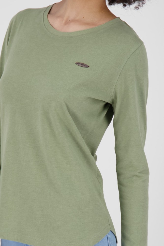 AlifeKickinDamenLeaAKALongsleeveDustMelange-XXL