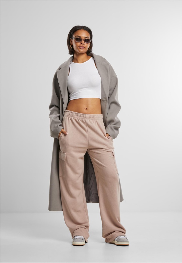 UrbanClassicsDamenLadiesBaggyLightTerrySweatPantsTB6857Duskrose-3XL