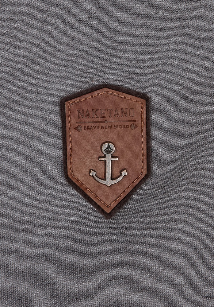 NaketanoHoodieSchwarzkopf1800-0310DarkGreyMelange-S