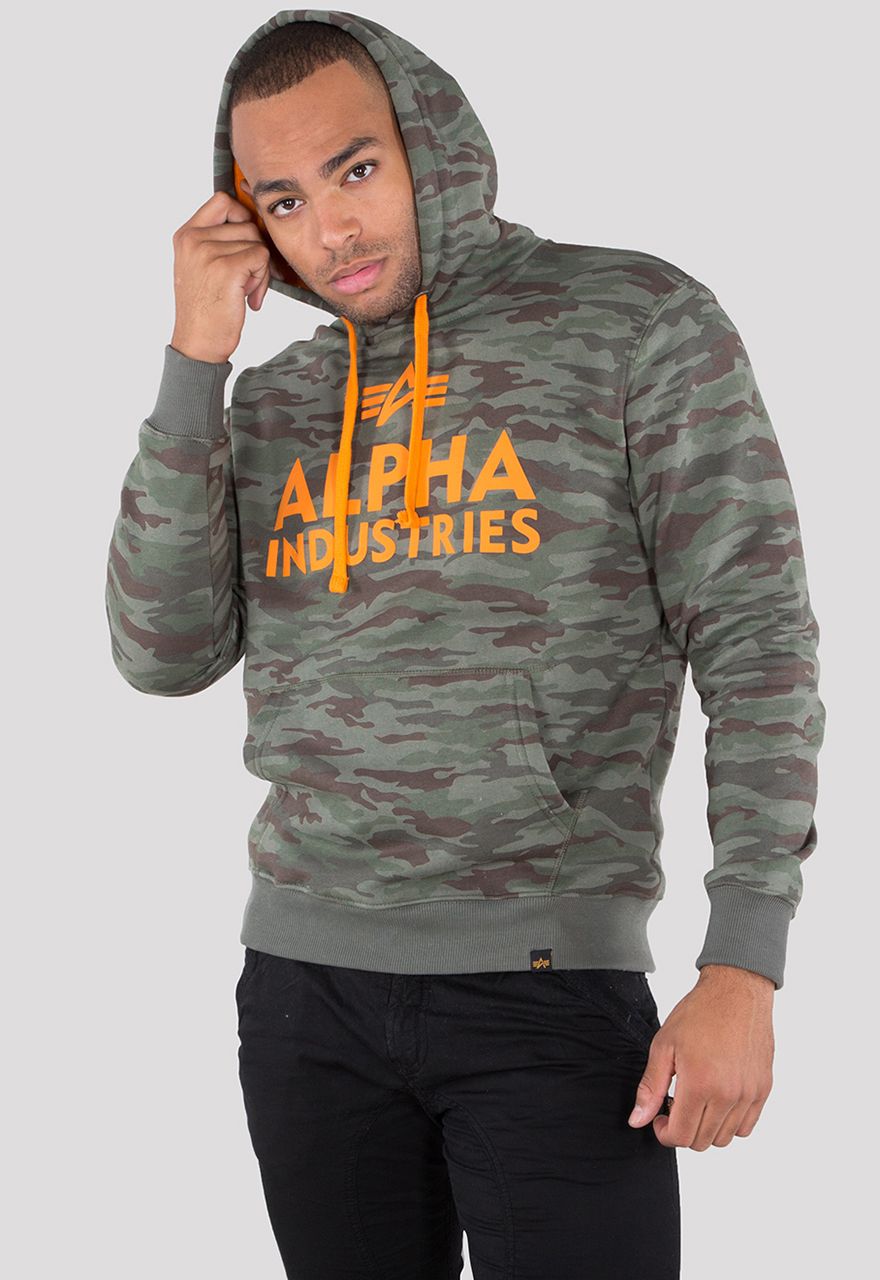 AlphaIndustriesFoamPrintHoodyHoodiesSweatshirtsWoodl-Camo-XXL