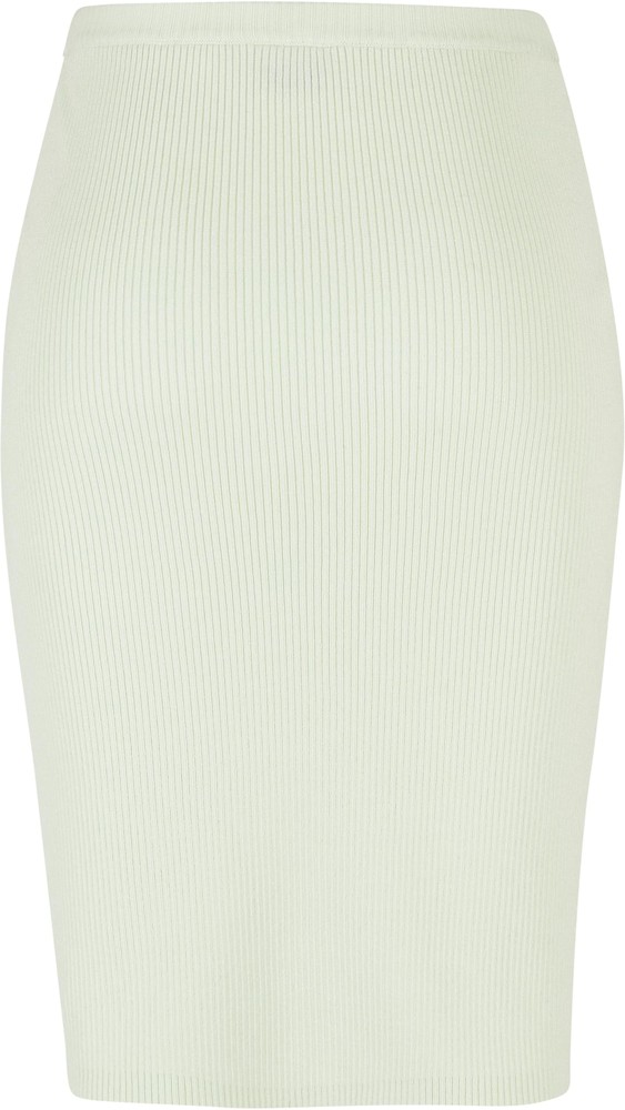UrbanClassicsDamenRockLadiesRibKnitMidiSkirtLightmint-3XL