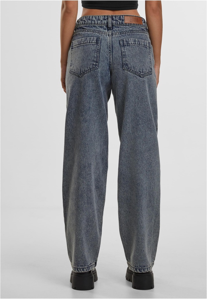 UrbanClassicsDamenLadiesMidWaist90sJeansTB7127DirtyWashed-26