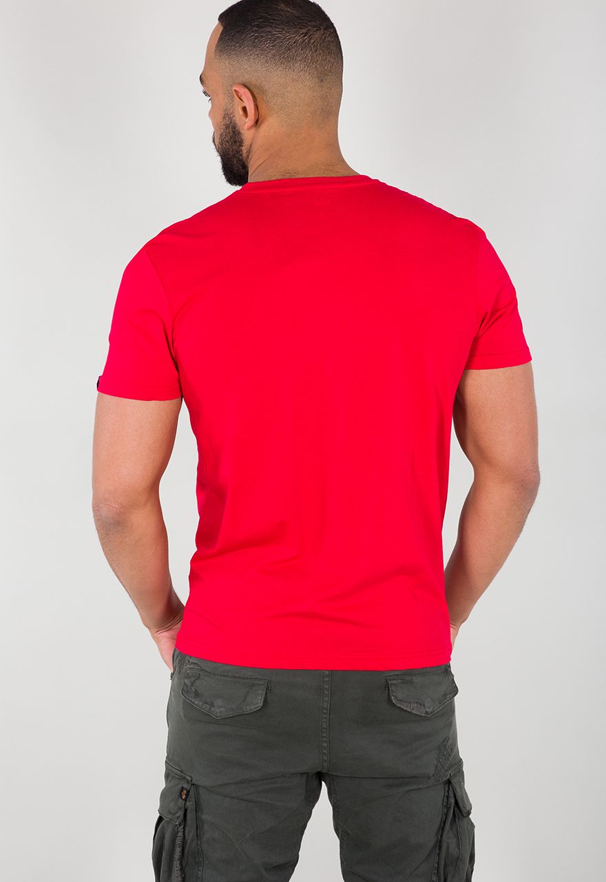 AlphaIndustriesBasicTSmallLogoT-ShirtUnisexSpeedRed-XXL