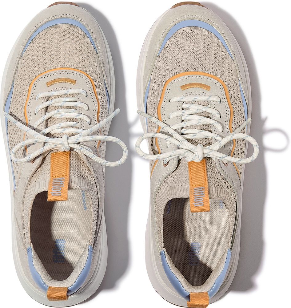 FitFlopDamenSneakersF-ModeSuedeKnitFlatformSlip-ONLacedIV1