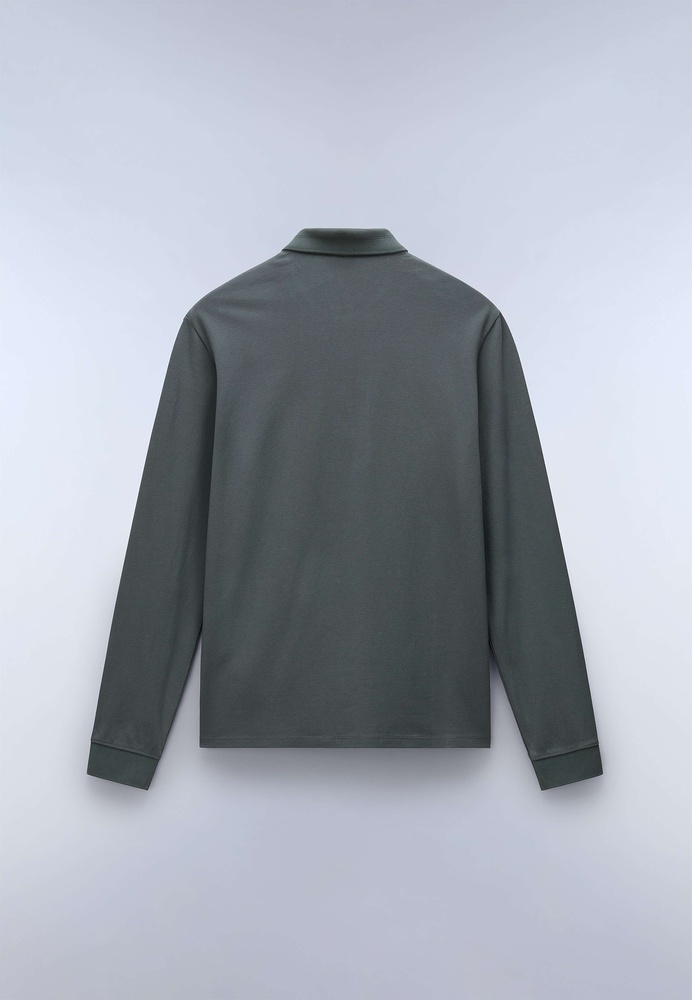 NapapijriPoloShirtEalisLs1NP0A4I8QStormyWeat-XS