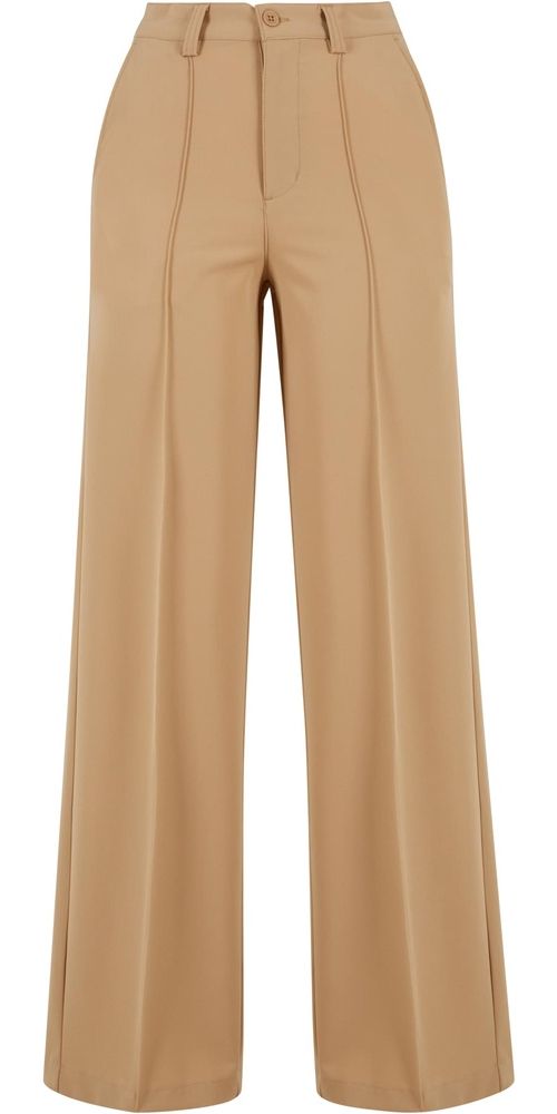 UrbanClassicsDamenStoffhoseLadiesWidePleatedPantsTB6843Unionbeige-26