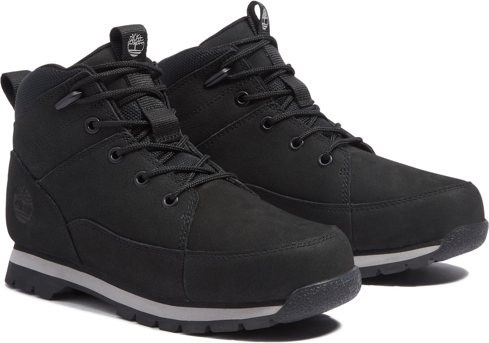 TimberlandKinderStiefelEuroRockMidLaceUpBoot0A6D86BlackNubuck-39