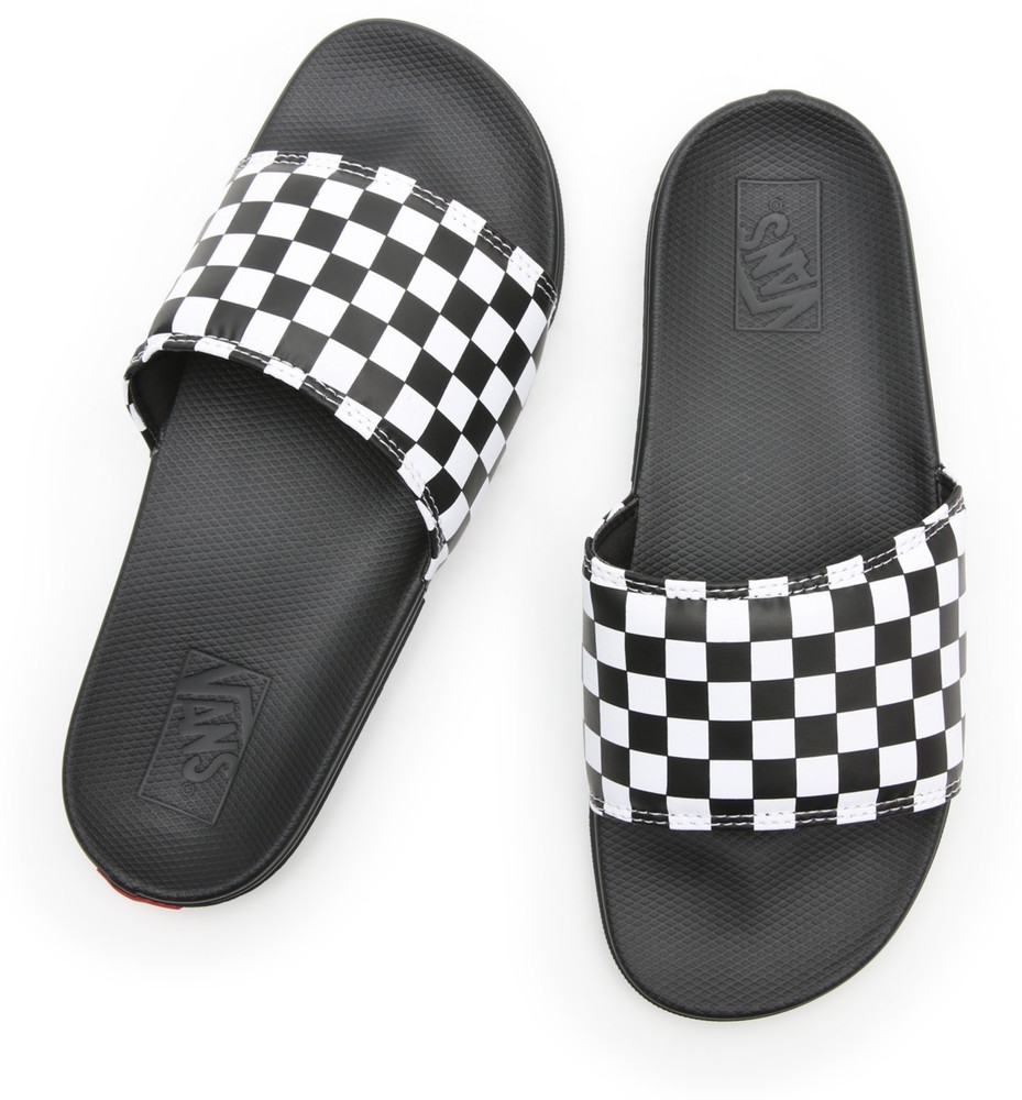 VansHerrenMenActionSportsSurfFTWSneakerMnLaCostaSlide-OnCheckerboardTruwhtBlk