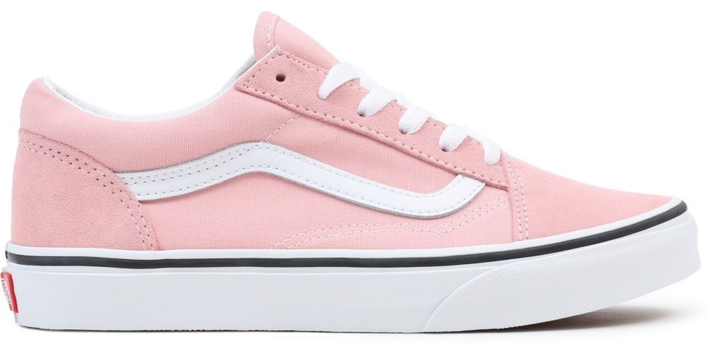 VansJuniorKidsLifestyleClassicFTWSneakerJnOldSkoolPowderPinkTrueWhite