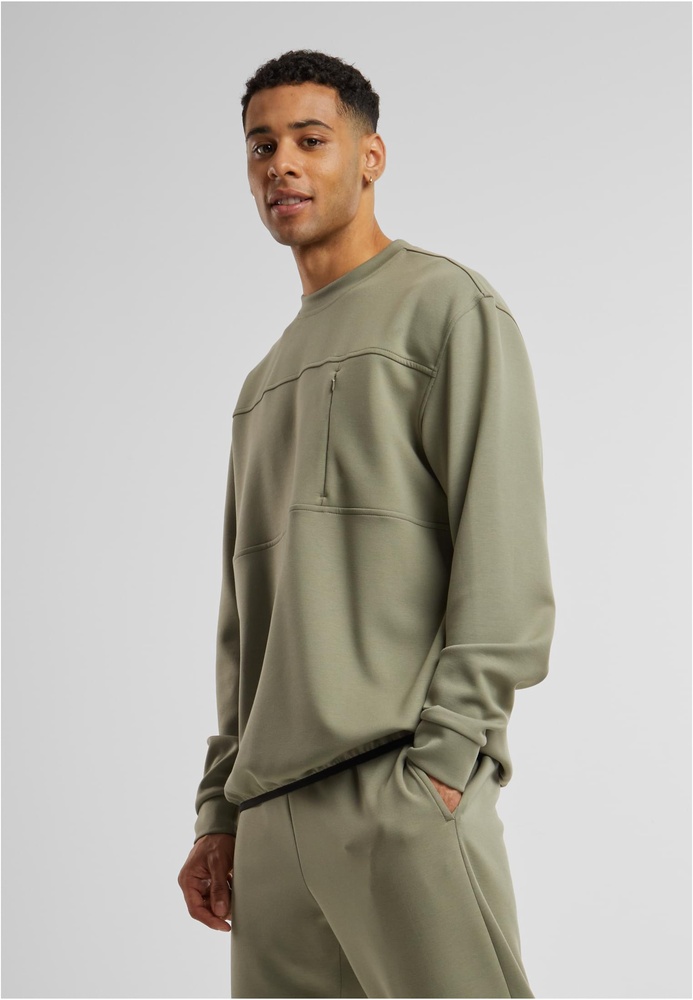 UrbanClassicsScubaZipPocketCrewTB6740Palegreen-3XL