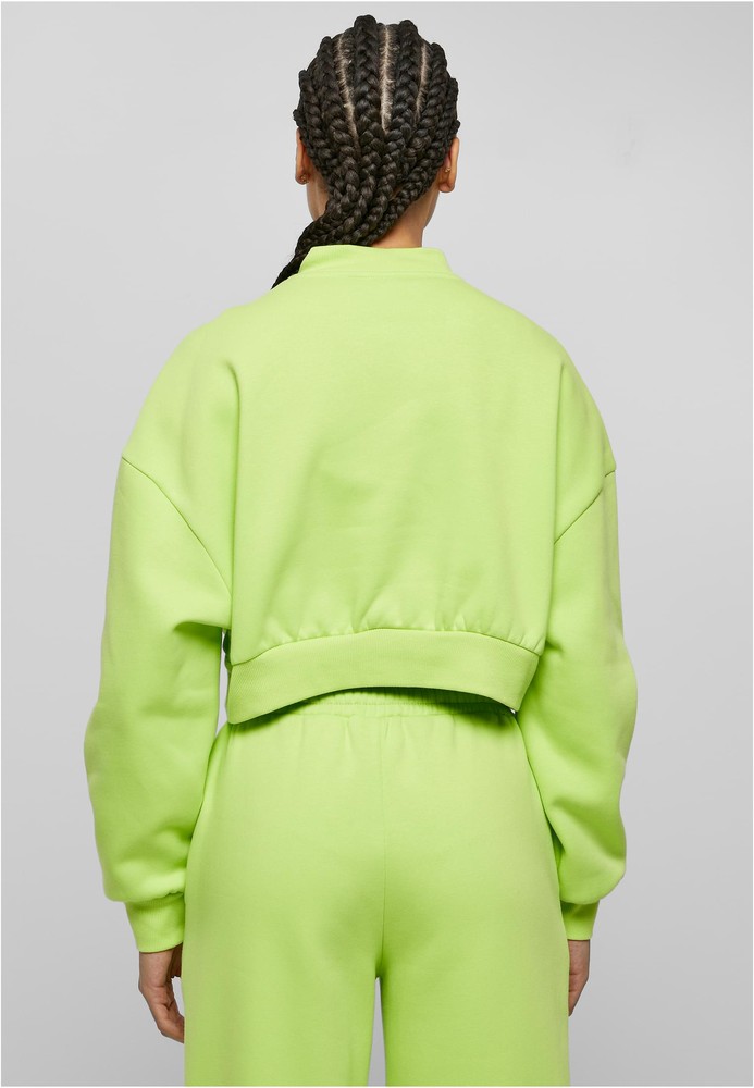 UrbanClassicsDamenLadiesCroppedV-NeckFrozenyellow-3XL