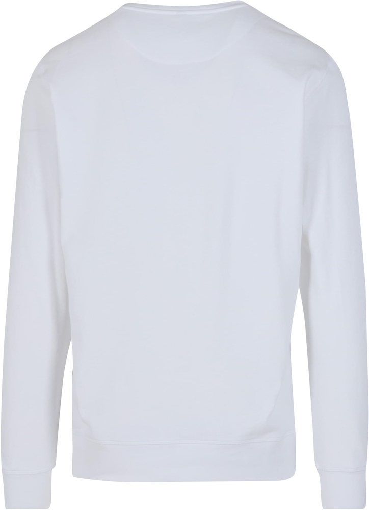 MisterTeeNycWordingEmbLightCrewSweatshirtMT3925White-3XL
