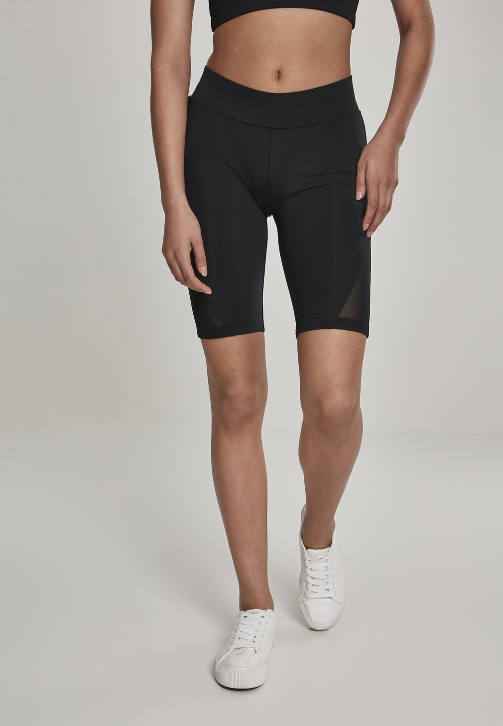 UrbanClassicsDamenShortsLadiesTechMeshCycleShortsBlack