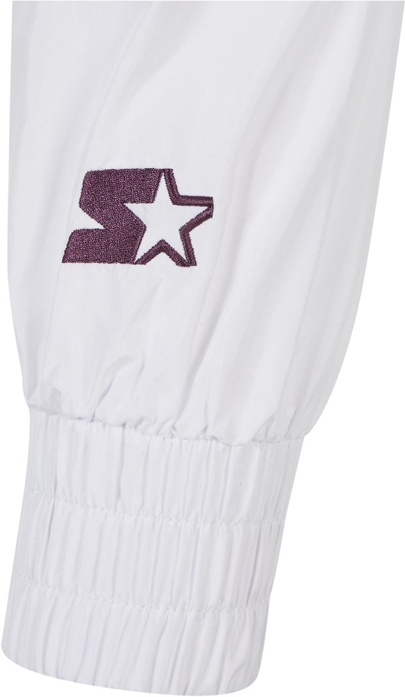 StarterBlackLabelDamenJackeLadiesColorblockPullOverJacketDarkvioletTeal-L