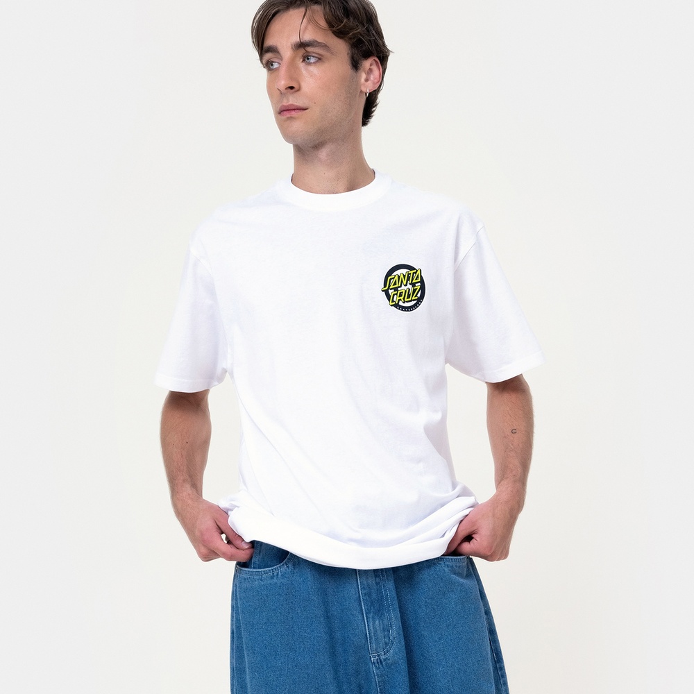 SantaCruzRoskoppScreamingTargetT-ShirtSCM-T3386White-XS