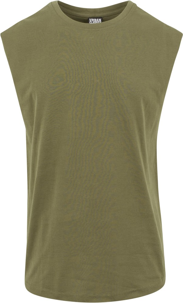 UrbanClassicsT-ShirtOpenEdgeSleevelessTeeOlive-3XL