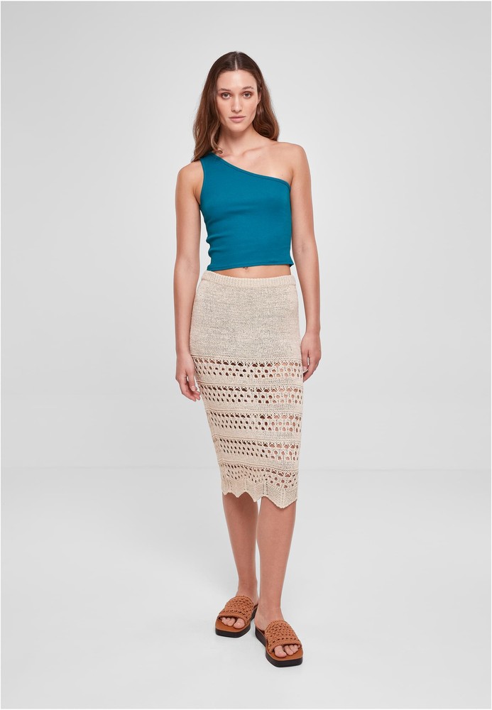 UrbanClassicsDamenLadies34CrochetKnitSkirt