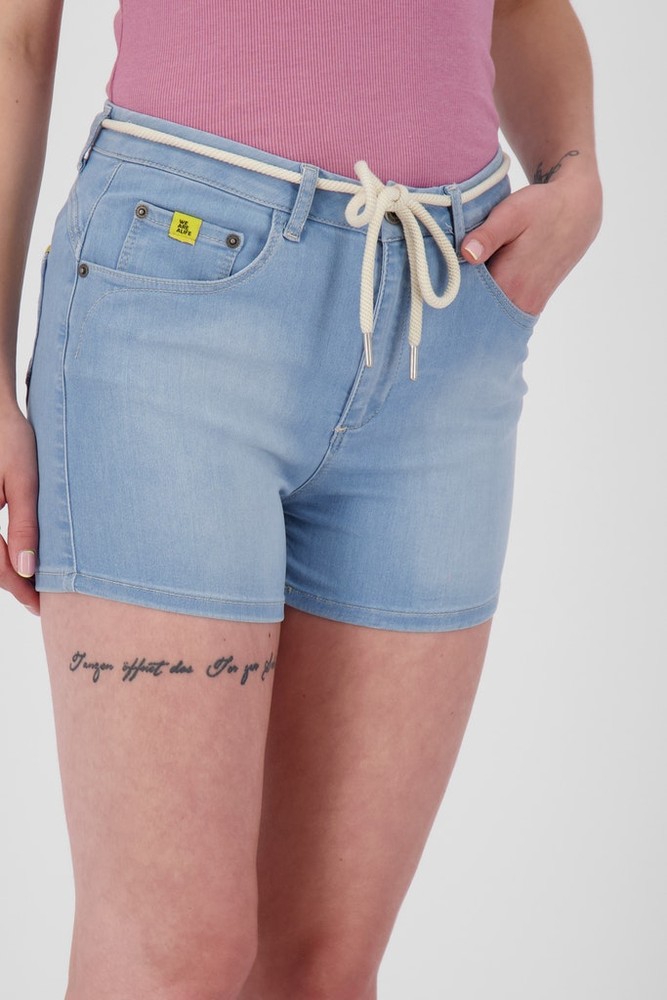 AlifeKickinDamenJanaAKDNMAShortsLightDenimWashed
