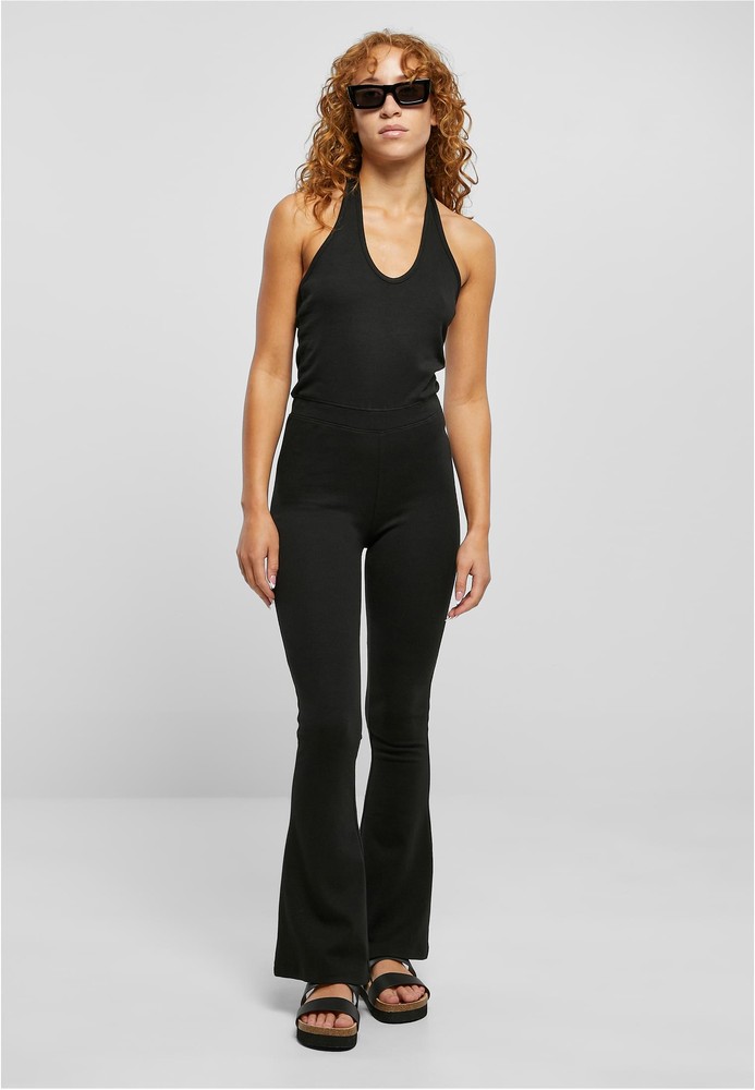 UrbanClassicsDamenLadiesStretchInterlockNeckholderJumpsuit