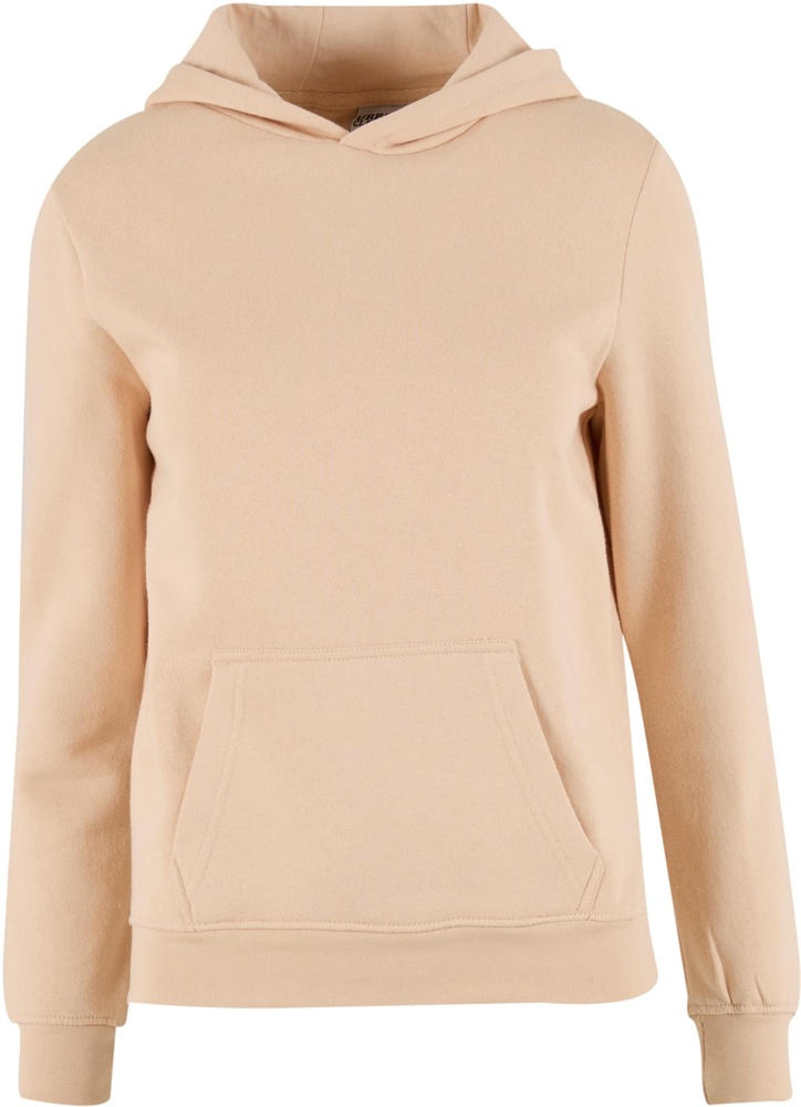 UrbanClassicsDamenLadiesBasicEssentialHoodyTB8009Sand-3XL
