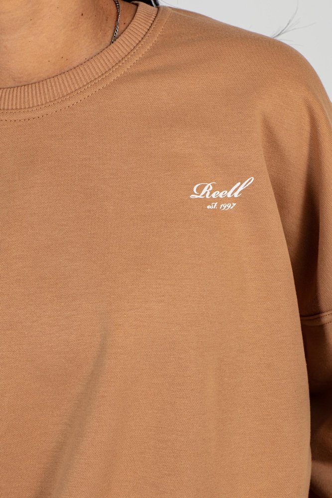 ReellDamenHoodieWomenAmaraCrewneck2304-003-15-018TanBrown-XS