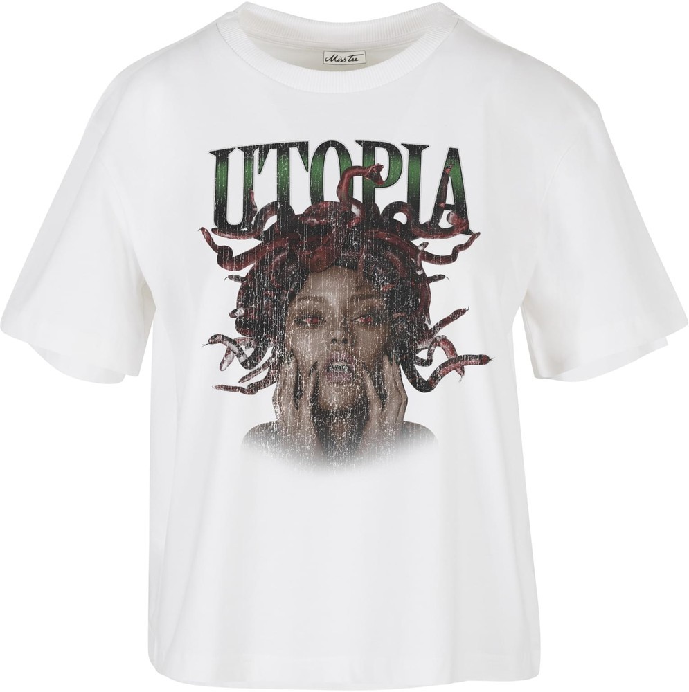 MissTeeDamenT-ShirtUtopiaTeeWhite-L