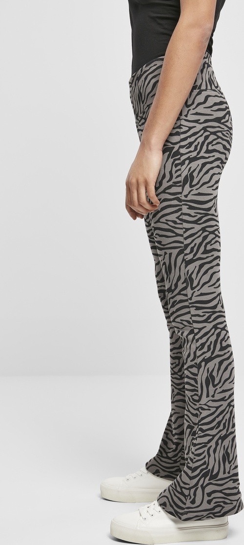 UrbanClassicsDamenLeggingsLadiesHighWaistZebraBootCutLeggingsAsphaltBlack
