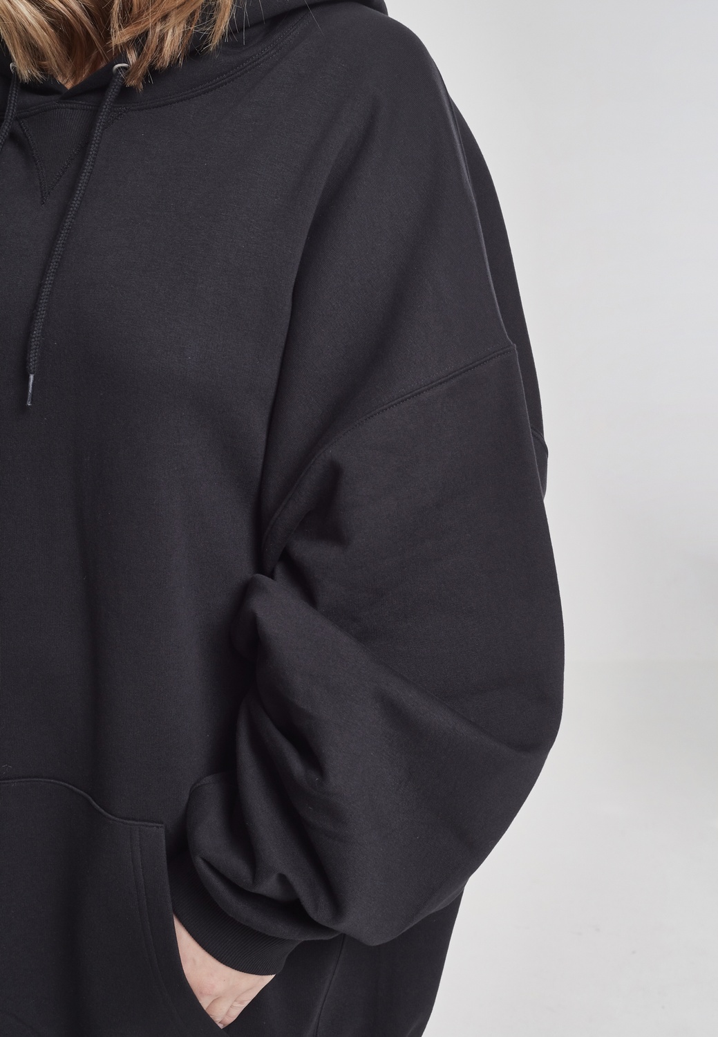 UrbanClassicsDamenHoodieLadiesLongOversizeHoodyBlack