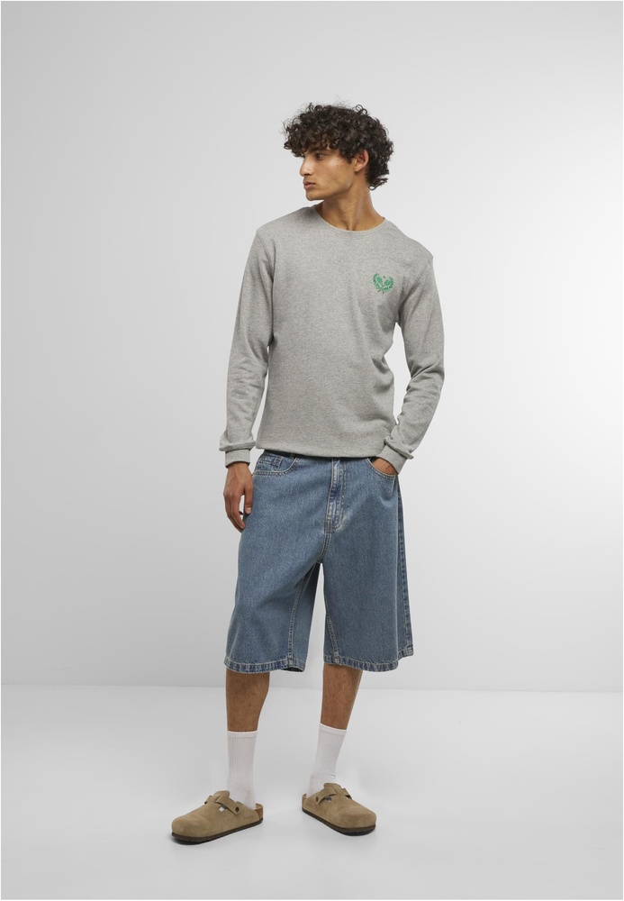 MisterTeeCourtsideSportsEmbLightCrewSweatshirtMT3923HeatherGrey-3XL