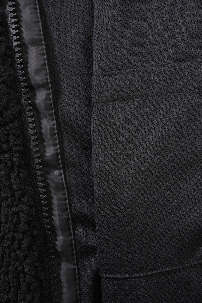 BranditKinderJackeKidsTeddyfleecejacketHoodBlack-122128