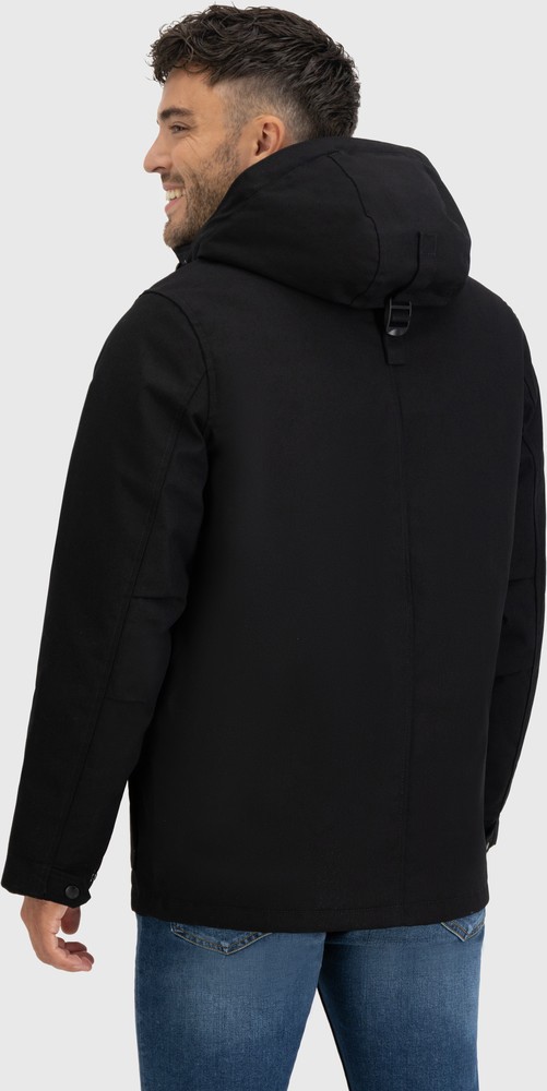 VintageIndustriesFunktionsjackeMilesJacketBlack