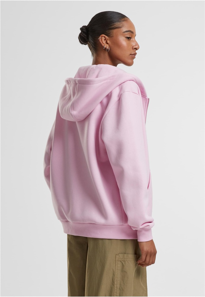 UrbanClassicsDamenLadiesFluffyZipHoodyTB7286Softpink-3XL