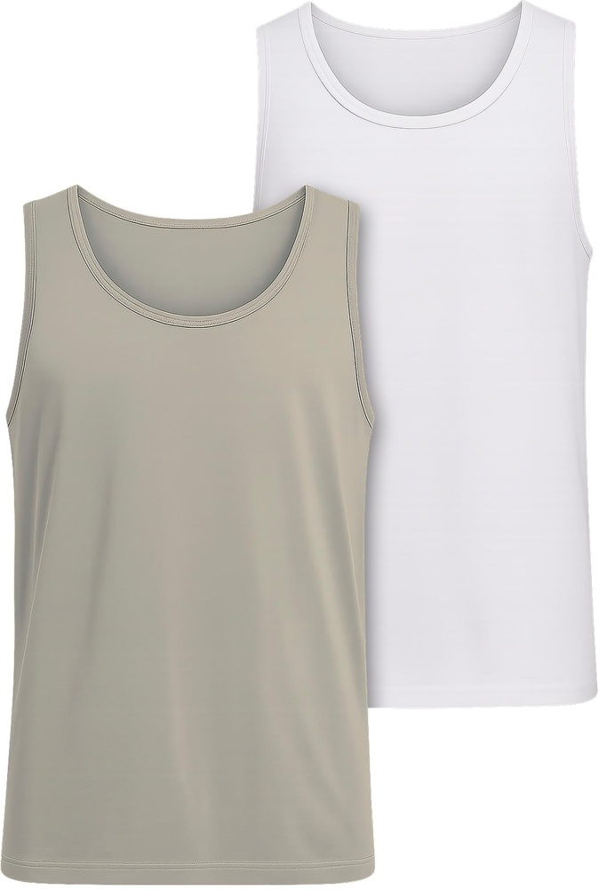 UrbanClassicsT-ShirtJerseyLooseTank2-PackTB7559APaleolive-3XL