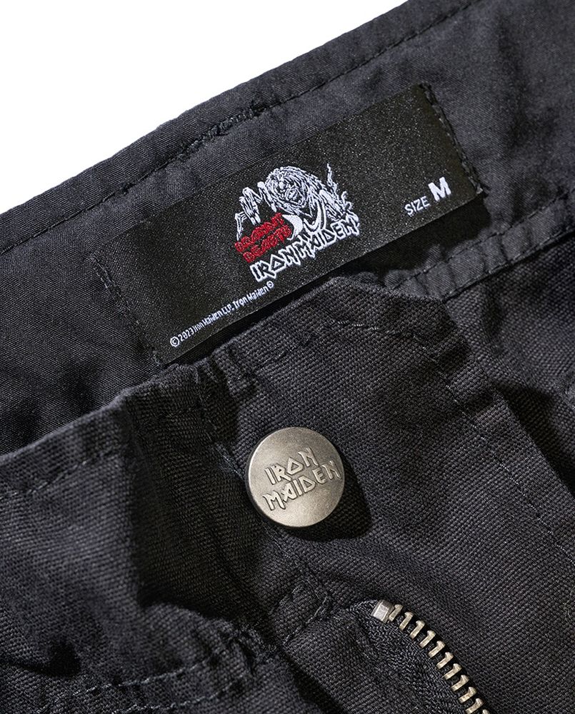 BranditShortIronMaidenSavageShortsTheNumberOfTheBeastBlackEdition61052Black-L