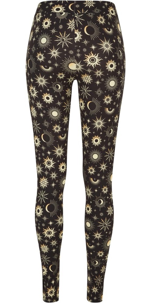 UrbanClassicsDamenLadiesSoftAOPLeggingsBlacksun-3XL