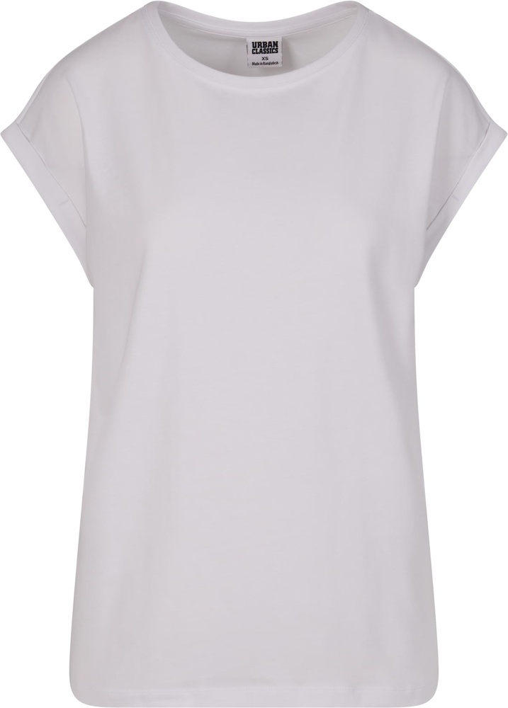 UrbanClassicsDamenT-ShirtLadiesExtendedShoulderTee2-PackTB771ALemonadepinkWhite-3XL