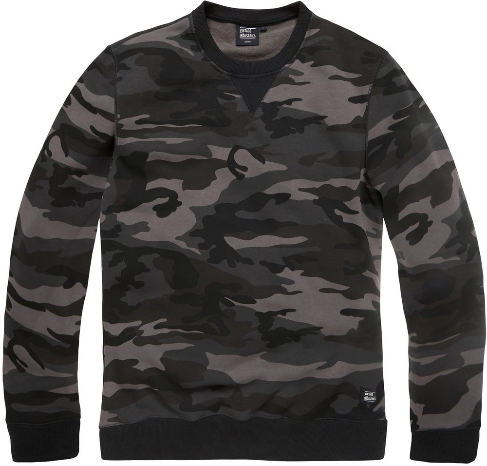 VintageIndustriesSweatshirtGreeleyCrewneckSweatDarkCamo
