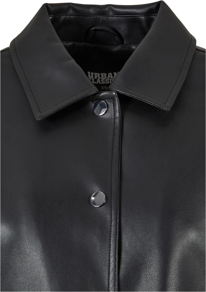 UrbanClassicsDamenMantelLadiesFauxLeatherCoat