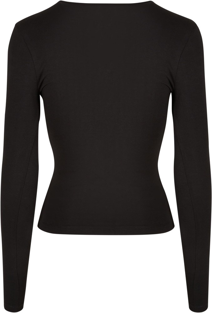 UrbanClassicsDamenLadiesCrossedCutOutLongsleeve