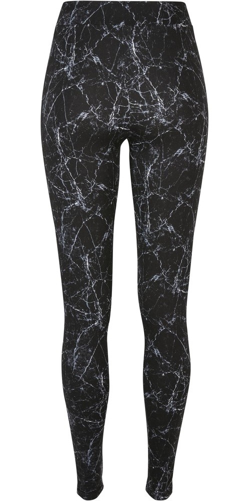UrbanClassicsDamenLadiesSoftAopLeggingsBlackmarble-3XL