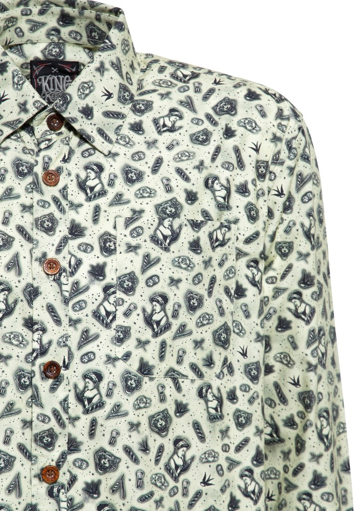 KingKerosinLangarmHemd
